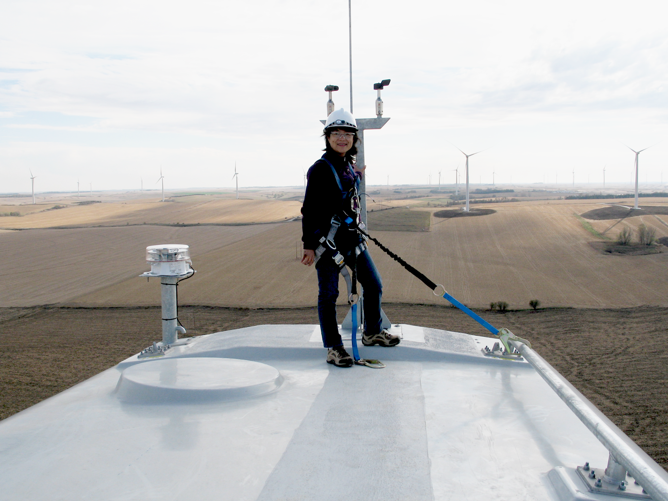 A female engineer drives innovation and technology goals towards a sustainable future