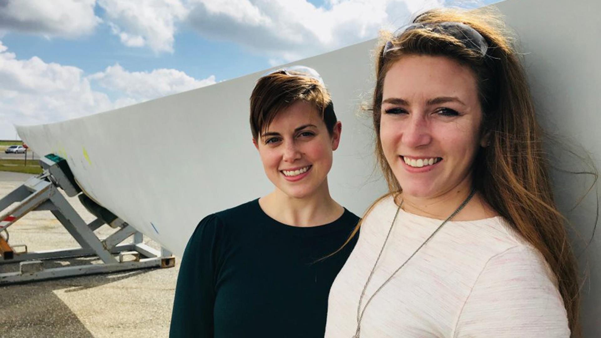 These women are helping build the wind turbine blades of the future.